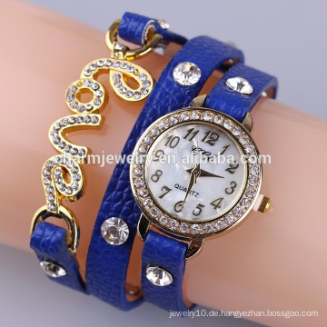 Neueste Armbanduhr mit echtem Leder / Dame Armbanduhren für Frauen BWL028